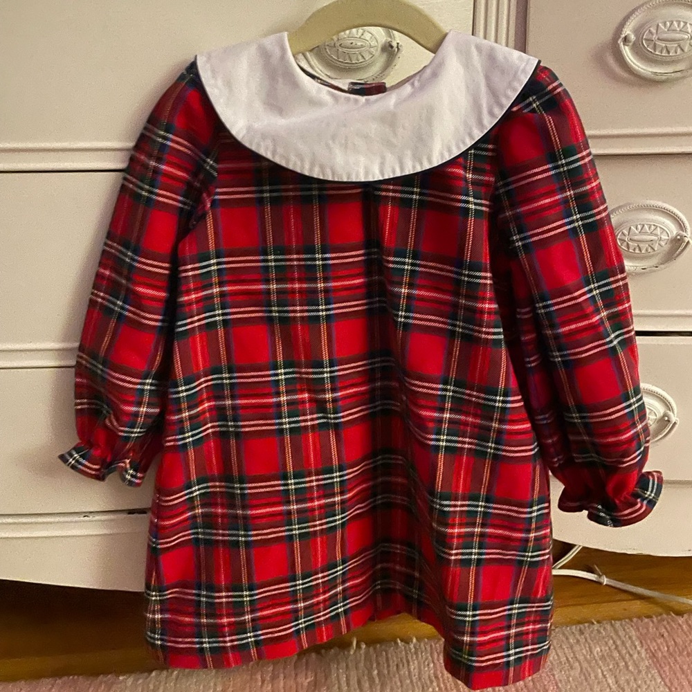 The Beaufort Bonnet Co 3T Tartan Plaid Bib Dress